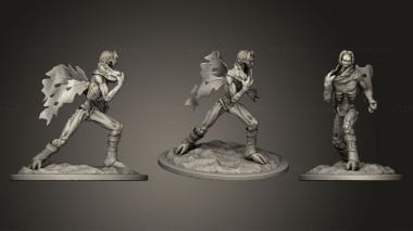 Military figurines raziel 3d model
